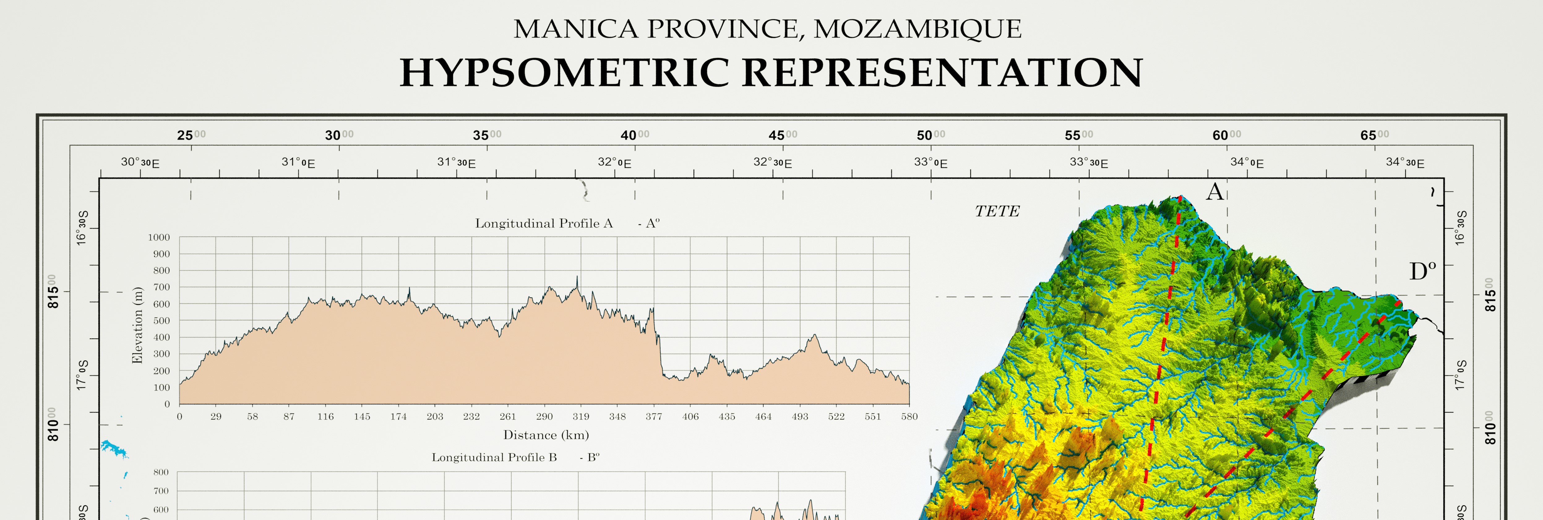 HYPSOMETRIC REPRESENTATION OF THE PROVINCE OF MANICA